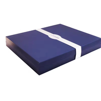 Boîtes d'emballage en carton rigide orange de luxe avec poignée Emballage cadeau de luxe imprimé de logo personnalisé avec fermeture magnétique