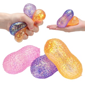 ของเล่นบีบ JO TOYS รุ่นโปรโมชั่น น่ารัก รูปถั่วลิสงเคลือบกลิตเตอร์ ทำจากวัสดุ TPR สีสันสดใส ช่วยผ่อนคลายความเครียด เหมาะสำหรับเด็กอายุ 5-7 ปี - Product Image 4