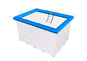 <span class=keywords><strong>Piscine</strong></span> flottante de l'océan de l'eau gonflable de <span class=keywords><strong>location</strong></span> de yacht commercial de Vanace <span class=keywords><strong>avec</strong></span> le filet - Product Image 2