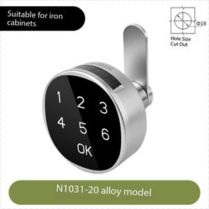 कार्यालय इनडोर सार्वजनिक स्विमिंग पूल राउंड मेलबॉक्स पोस्टमेल एक बार पासवर्ड स्मार्ट लॉकर लॉक - Product Image 2