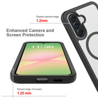 Étui magnétique Samsung A57 2 en 1 Coque antichoc Anti-empreintes digitales Coques transparentes pour iPhone en vrac pour Galaxy A37 A36 A17 A16