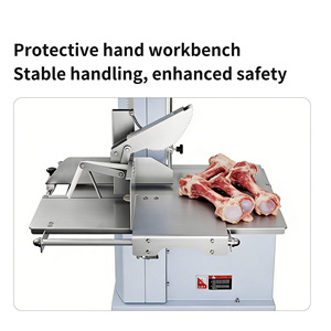 Trancheuse à viande électrique professionnelle robuste et haute performance avec capacité de découpe des os, état neuf - Product Image 2