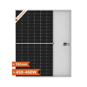 Panel surya sel tenaga surya Kelas A 450w 460w Panel surya Mono untuk rumah tinggal