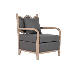 Sillón Fir Tree de poliéster 70x70x88 gris oscuro - Product Image 4