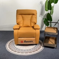 Fauteuil inclinable en cuir PU multicolore, fauteuil relaxant individuel pour la maison, vente en gros de meubles J02