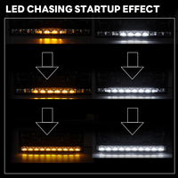 Barre lumineuse LED de 20 pouces pour support de plaque d'immatriculation, feu de position ambre 12V 24V ECE R10 R148 R149, éclairage de plaque d'immatriculation LED pour l'UE