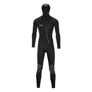 Roupa de Mergulho Personalizada Barata de 5mm à Prova de Vento com Zíper Frontal para Surf e Mergulho com Capuz em Neoprene - Product Image 3