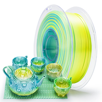 Échantillon gratuit Vente en gros de filaments PLA 3D dégradés de soie Tiges en plastique biodégradables Filament pour imprimante 3D ZIRO