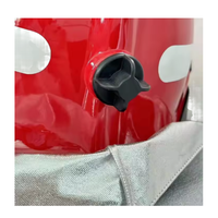 Casque de pompier intégral jaune CE homologué, anti-rayures, résistant au feu, avec châle de protection, réglable, en Aramide