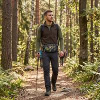 Sac banane de sport en polyester grande capacité 3L, imperméable, avec compartiment sécurisé pour portefeuille, pour hommes et femmes