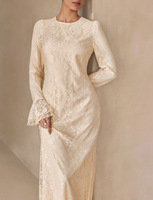 Robe longue unie haut de gamme YKD125, design de mode musulmane, look décontracté, robe musulmane pour femmes, islamique