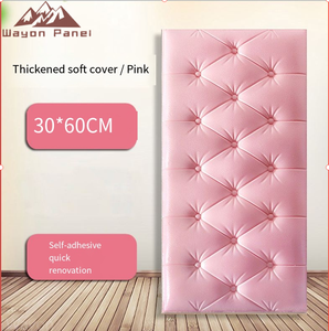 Wayon di alta qualità 3D XPE Anti-collisione Soft Bag adesivo da <span class=keywords><strong>parete</strong></span> impermeabile pannello comodino per bambini 3D decalcomania da <span class=keywords><strong>parete</strong></span> - Product Image 2