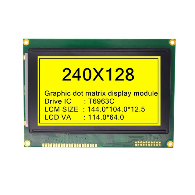240*128 T6963C 5.1' Graphics Lcd Display Screen Module Landscape Screen Display Module