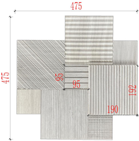 Panneau mural en marbre naturel de 10 mm d'épaisseur, motif assemblé décoratif pour hôtels, écoles et murs intérieurs, idéal pour la décoration moderne des maisons