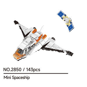 Wange 2850 Mini Nave Espacial, Modelo MOC, 143 Piezas, Accesorios, Bloques de Construcción para Niños, Juguete de Plástico - Product Image 6