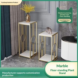 Support à fleurs en métal moderne en gros, étagère décorative créative pour balcon et intérieur, style nordique - Product Image 3