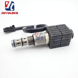 巨裕隆高品质先导安全锁旋转电磁阀，适用于三一SY55/65/135/215-8工程机械零件 - Product Image 4