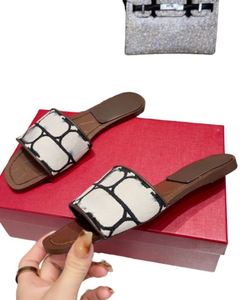 Pantuflas de Nuevo Estilo para Mujer, Sandalias Planas de Playa, Cómodas y a la Moda para Verano, Sandalias Deslizantes para Dama, Pantuflas, Sandalias Deslizantes Valentinos - Product Image 4