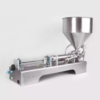 Machine pneumatique semi-automatique pour boissons pour crème glacée eau liquide miel jus Sauce boisson gazeuse huile de pâte de tomate. Plastique