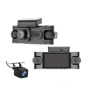 4K + 1080P * 3 Pantalla de 3 pulgadas WIFI GPS Cámaras DVR para coche 4 lentes DVR <span class=keywords><strong>G</strong></span>-sensor Cámara grabadora de video Monitor de estacionamiento Caja negra APP/<span class=keywords><strong>APK</strong></span> - Product Image 1