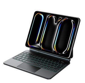 Funda para <span class=keywords><strong>iPad</strong></span> <span class=keywords><strong>Pro</strong></span> <span class=keywords><strong>12.9</strong></span> con Teclado Mágico, Trackpad, Soporte Magnético Flotante, Bluetooth, Gestos Multitáctiles, Ultra Delgada - Product Image 1