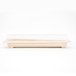 Phân hủy sinh học mía bã mía thực phẩm Sushi khay thân thiện với môi compostable dùng một lần OK-compost chứng nhận cắm trại sử dụng - Product Image 3