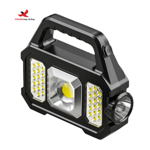 Linterna de Mano Recargable con Energía Solar LED de Alto Brillo, Batería Integrada de ABS, Resistente al Agua IP54, Luz de Emergencia para Camping - Product Image 1