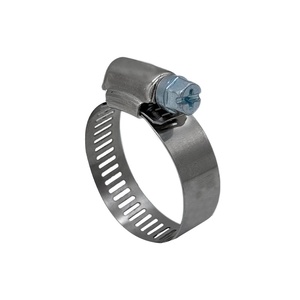 Abrazaderas de manguera de engranaje helicoidal de tipo americano ajustables de acero semiinoxidable de 12,7mm - Product Image 5