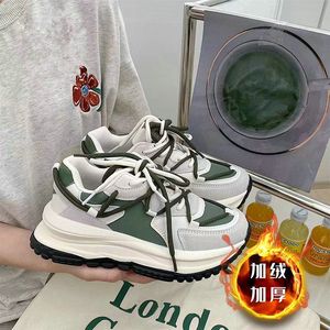 Campus Shoes Winter <strong>Lined</strong> for Warmth Dad-style Casual <strong>Sneakers</strong> for Women Versatile and Suitable for Sports Activities - Product Image 1