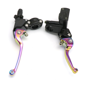 Levier de frein en aluminium universel pour moto CNC pour CRF50 KLX SSR <span class=keywords><strong>TTR</strong></span> 110 <span class=keywords><strong>125</strong></span> 150 Dirt Pit Bike - Product Image 3