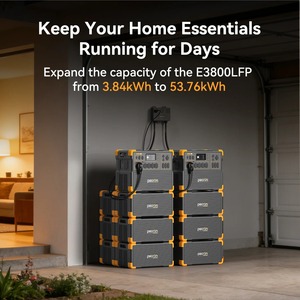 Pecron EP3800-<b>48V</b> Expansion Packs Advanced LiFePO4 External <b>Battery</b> 3840WH Portable Station Solar AC Adaptor Pure Sine - Product Image 6