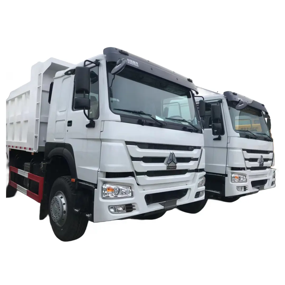 새로운 중국 371hp 헤비 듀티 트럭 Howo 6x4 덤프 트럭 건설 프로젝트 고효율 덤프 트럭