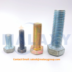Malaxy Zwart Gekleurd M2 M3 M4 M5 M6 M8 M10 M12 M14 M16 M18 M20 M24 Full-Thread Hex Socket Kopdop Schroef <span class=keywords><strong>Allen</strong></span> Sleutelbout - Product Image 6