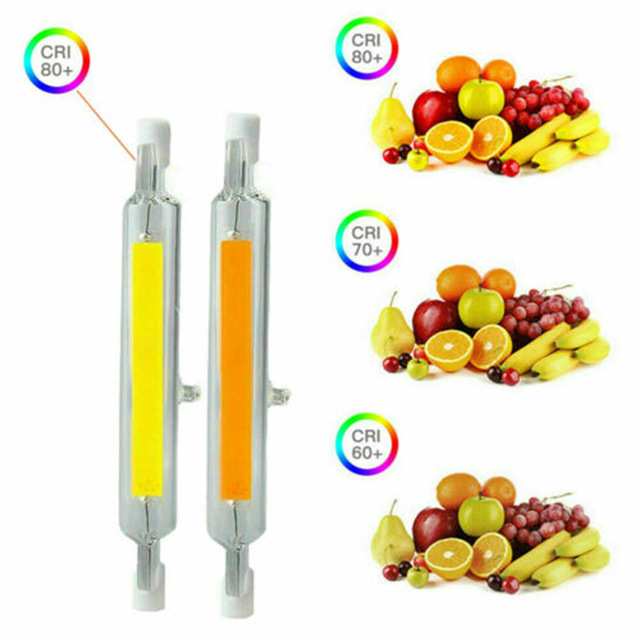 LED R7S COB Tube Bulb 78MM 118MM AC110V 220V 230V 240V Replace Halogen Lamp Diode for Spot Light