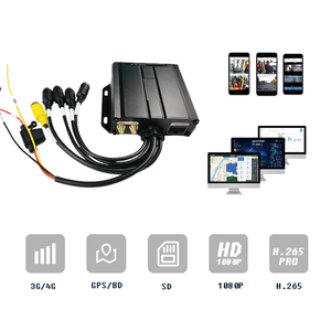 เครื่องบันทึกวิดีโอ H.265 1080p ขนาดเล็กคุณภาพสูง4G <span class=keywords><strong>mdvr</strong></span> ซอฟต์แวร์ CMSV6 GPS 256G SD TFT หน้าจอรีโมทคอนโทรลรับประกัน1ปี - Product Image 2