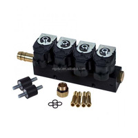 Rail d'injecteurs de buse de carburant Cng lpg Super silencieux pour Kits Landirenzo Brc bosch Stag Autogas pièces de rechange 3ohm Orange Keihin