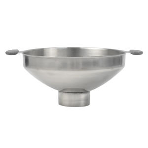 กรวยสแตนเลสสองหูขนาดใหญ่แบบใช้แล้วทิ้งสำหรับห้องครัว - Product Image 5