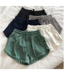 Nouveaux shorts Hot logo personnalisé vente en gros de shorts d'été côtelés de haute qualité pour les femmes - Product Image 1