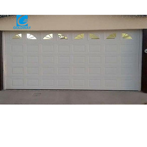 Porte de <span class=keywords><strong>garage</strong></span> <span class=keywords><strong>sectionnelle</strong></span> moderne personnalisée à panneaux pleins, isolée, électrique, pour <span class=keywords><strong>garage</strong></span> résidentiel - Product Image 3