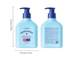 <span class=keywords><strong>Crème</strong></span> solaire hydratante et éclaircissante, rafraîchissante, protection UV, 220 ml - Product Image 4