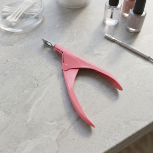ASAP Customizable Baby <b>Pink</b> Artificial Nail Cutter Manicure Pedicure Clipper Stainless Steel Professional Wide Jaw Opening - Product Image 5