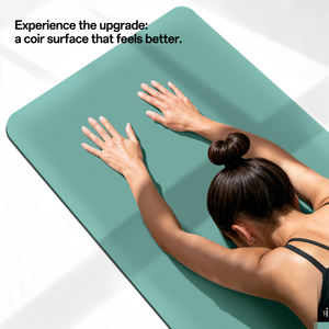 Tapete de <span class=keywords><strong>Yoga</strong></span> Ecológico Impermeable Extra Grande de 183 cm, Tapete de <span class=keywords><strong>Ashtanga</strong></span> de Material PU+Goma con Superficie Antideslizante - Product Image 4