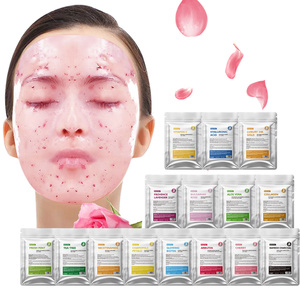 Mascarilla Facial en Polvo de Gelatina de Belleza de Marca Privada 100g, Hidratante, Blanqueadora, con Lavanda, Colágeno, Rosa y Oro 24K, Mascarilla Vampiro en Polvo - Product Image 1