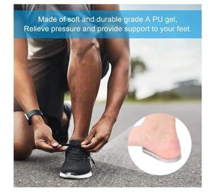 Plantilla de zapato de silicona con aumento de altura de cuñas de talón lateral para pronación correctiva, supinación, corrección de pierna tipo O/X <span class=keywords><strong>ortopédica</strong></span> - Product Image 3