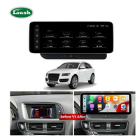 Lecteur vidéo de voiture Stéréo GPS Navigation Linux Système 12.3 "Écran tactile Tableau de bord Mise à niveau pour Audi Q5L 2018 + Auid Q5 2009-2017