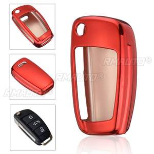 Coque de protection souple en TPU pour clé de voiture Audi C6 A7 A8 R8 A1 A3 A4 A5 Q7 A6 C5 – Accessoire de style automobile - Product Image 4