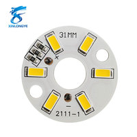Carte de source de lumière LED DC 5V 3W 31mm OD/10mm en aluminium PCB SMD5730 Modules LED blanc/chaud/neutre/rouge/vert/bleu/jaune/violet