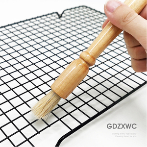 Pennello da Cucina in Legno di Faggio con Manico Verniciato da 180 mm, Setole di Cinghiale, <span class=keywords><strong>per</strong></span> Pasticceria, <span class=keywords><strong>Barbecue</strong></span>, Olio e Caffè - Product Image 1
