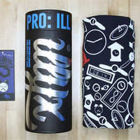 Tube d'expédition de conception simple faite sur commande de boîte de cylindre de stratification brillante jetable recyclable pour l'emballage de T-shirt avec le chapeau en plastique