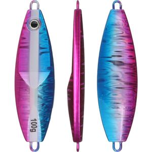 Leurre Artificiel Plaque Métallique Plombée à Lancer Lent pour la Pêche en Bateau et en Mer, Cible : Maquereau 80g/100g - Product Image 2